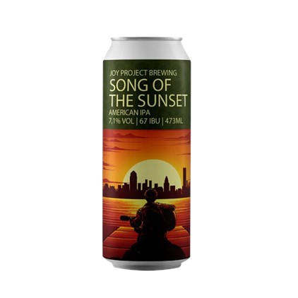Cerveja Joy Project Brewing Song Of The Sunset American IPA Lata 473ml