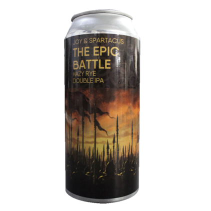 Cerveja Joy Project Brewing The Epic Battle Hazy Rye Double IPA Lata 473ml Imagem de Cerveja Joy Project Brewing The Epic Battle Hazy Rye Double IPA Lata 473ml