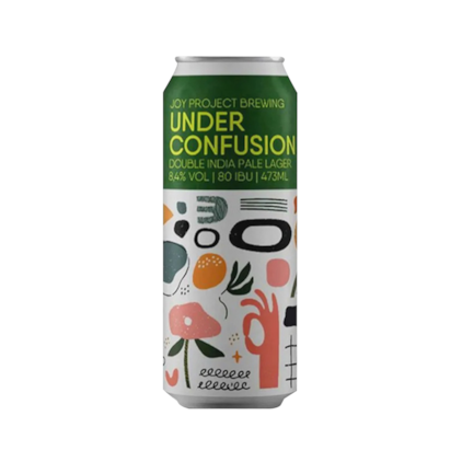 Cerveja Joy Project Brewing Under Confusion Double IPL Lata 473ml Imagem de Cerveja Joy Project Brewing Under Confusion Double IPL Lata 473ml
