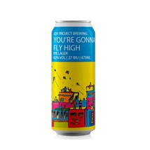 Cerveja Joy Project Brewing You're Gonna Fly High Rye Lager Lata 473ml