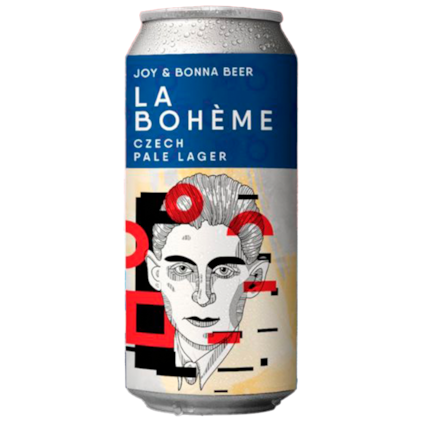 Cerveja Joy Project La Bohème Czech Pale Lager Lata 473ml Imagem de Cerveja Joy Project La Bohème Czech Pale Lager Lata 473ml