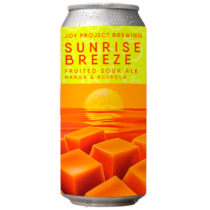 Cerveja Joy Project Sunrise Breeze Fruited Sour Lata 473ml Imagem de Cerveja Joy Project Sunrise Breeze Fruited Sour Lata 473ml