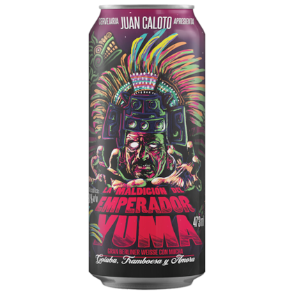 Cerveja Juan Caloto La Maldicion Del Emperador Yuma Berliner Weisse Lata 473ml Imagem de Cerveja Juan Caloto La Maldicion Del Emperador Yuma Berliner Weisse Lata 473ml