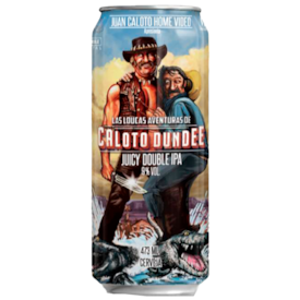 Cerveja Juan Caloto Las Loucas Aventuras De Caloto Dundee Juicy Double IPA Lata 473ml
