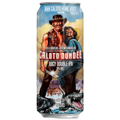 Cerveja Juan Caloto Las Loucas Aventuras De Caloto Dundee Juicy Double IPA Lata 473ml Imagem de Cerveja Juan Caloto Las Loucas Aventuras De Caloto Dundee Juicy Double IPA Lata 473ml