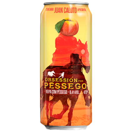 Cerveja Juan Caloto Obssessión Por Pêssego Juicy IPA Lata 473ml Imagem de Cerveja Juan Caloto Obssessión Por Pêssego Juicy IPA Lata 473ml
