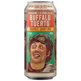 Cerveja Juan Caloto Tragame La Cabeza de Buffalo Tuerto Double Juicy IPA Lata 473ml