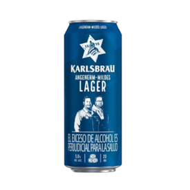 Cerveja Karlsbräu Angenehm-Mildes Lager Lata 500ml