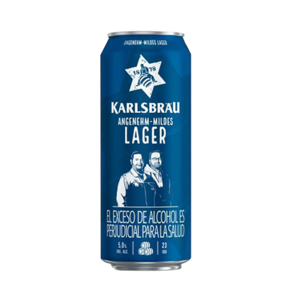 Cerveja Karlsbräu Angenehm-Mildes Lager Lata 500ml Imagem de Cerveja Karlsbräu Angenehm-Mildes Lager Lata 500ml