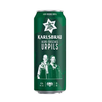 Cerveja Karlsbräu Herb-Frisches Urpils Lata 500ml