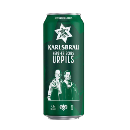 Cerveja Karlsbräu Herb-Frisches Urpils Lata 500ml Imagem de Cerveja Karlsbräu Herb-Frisches Urpils Lata 500ml