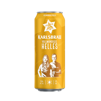 Cerveja Karlsbräu Vollmundiges Helles Lata 500ml Imagem de Cerveja Karlsbräu Vollmundiges Helles Lata 500ml