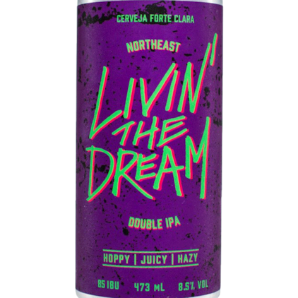 Cerveja Koala Livin' The Dream Double IPA Lata 473ml Imagem de Cerveja Koala Livin' The Dream Double IPA Lata 473ml