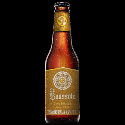 Cerveja La Boussole Strong Golden Ale Sepcial Edition Garrafa 355ml