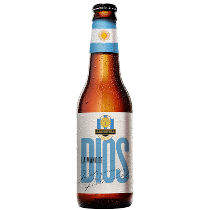 Cerveja La Mano De Dios Patagonian Pale Ale Garrafa 355ml Imagem de Cerveja La Mano De Dios Patagonian Pale Ale Garrafa 355ml