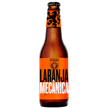 Cerveja Laranja Mecânica Red Ale Garrafa 355ml Imagem de Cerveja Laranja Mecânica Red Ale Garrafa 355ml
