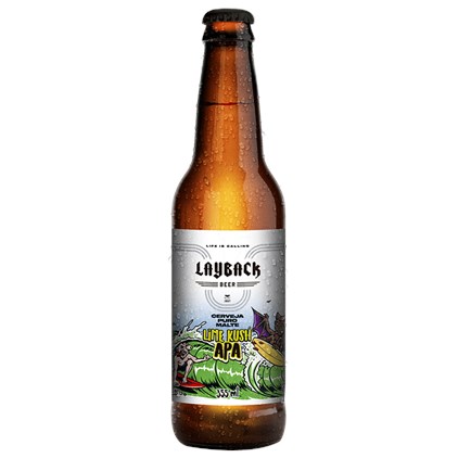 Cerveja Layback Lime Kush APA Garrafa 355ml