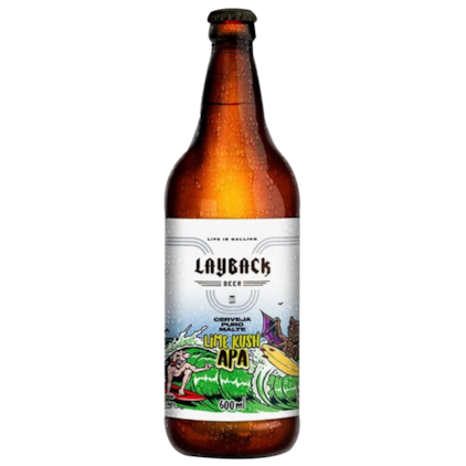 Cerveja Layback Lime Kush APA Garrafa 600ml Imagem de Cerveja Layback Lime Kush APA Garrafa 600ml