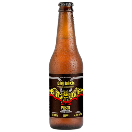 Cerveja Layback RTMF Pilsen Garrafa 355ml Imagem de Cerveja Layback RTMF Pilsen Garrafa 355ml