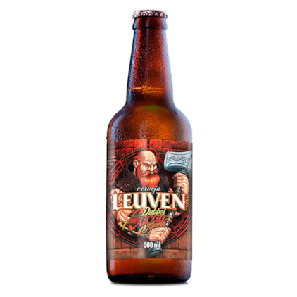 Cerveja Leuven Dubbel Cacau Monk Garrafa 500ml Imagem de Cerveja Leuven Dubbel Cacau Monk Garrafa 500ml