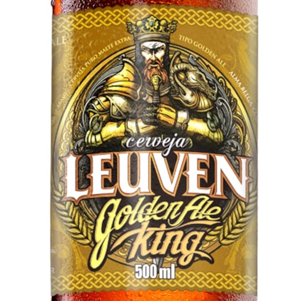 Cerveja Leuven Golden Ale King Garrafa 500ml Imagem de Cerveja Leuven Golden Ale King Garrafa 500ml
