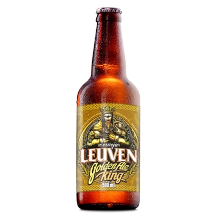 Cerveja Leuven Golden Ale King Garrafa 500ml Imagem de Cerveja Leuven Golden Ale King Garrafa 500ml