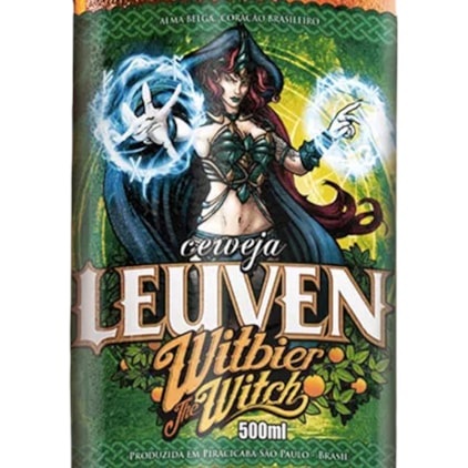 Cerveja Leuven Witbier The Witch Garrafa 500ml Imagem de Cerveja Leuven Witbier The Witch Garrafa 500ml