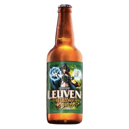 Cerveja Leuven Witbier The Witch Garrafa 500ml Imagem de Cerveja Leuven Witbier The Witch Garrafa 500ml