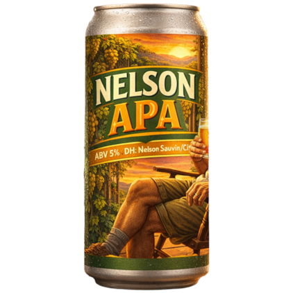 Cerveja Lobos Nelson APA Lata 473ML Imagem de Cerveja Lobos Nelson APA Lata 473ML