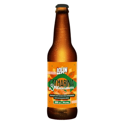 Cerveja Lohn Bier Catharina Sour com Bergamota Garrafa 355ml Imagem de Cerveja Lohn Bier Catharina Sour com Bergamota Garrafa 355ml