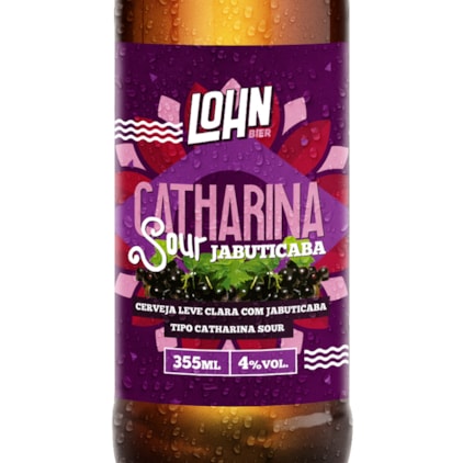 Cerveja Lohn Bier Catharina Sour com Jabuticaba Garrafa 355ml Imagem de Cerveja Lohn Bier Catharina Sour com Jabuticaba Garrafa 355ml