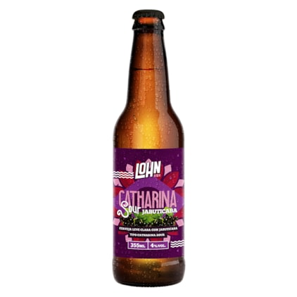 Cerveja Lohn Bier Catharina Sour com Jabuticaba Garrafa 355ml Imagem de Cerveja Lohn Bier Catharina Sour com Jabuticaba Garrafa 355ml