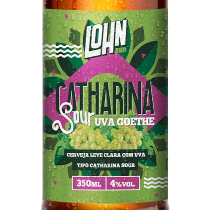 Cerveja Lohn Bier Catharina Sour com Uva Goethe Garrafa 355ml Imagem de Cerveja Lohn Bier Catharina Sour com Uva Goethe Garrafa 355ml