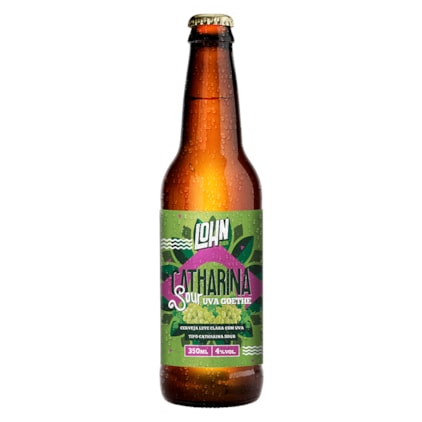 Cerveja Lohn Bier Catharina Sour com Uva Goethe Garrafa 355ml Imagem de Cerveja Lohn Bier Catharina Sour com Uva Goethe Garrafa 355ml