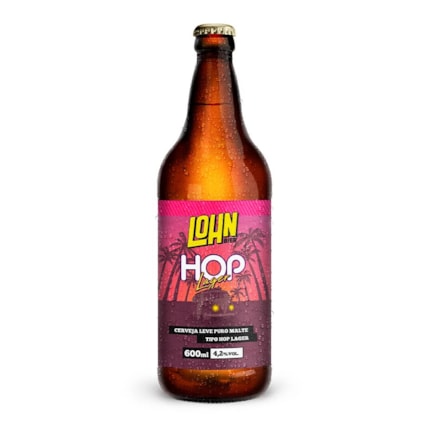 Cerveja Lohn Bier Hop Lager Garrafa 600ml Imagem de Cerveja Lohn Bier Hop Lager Garrafa 600ml
