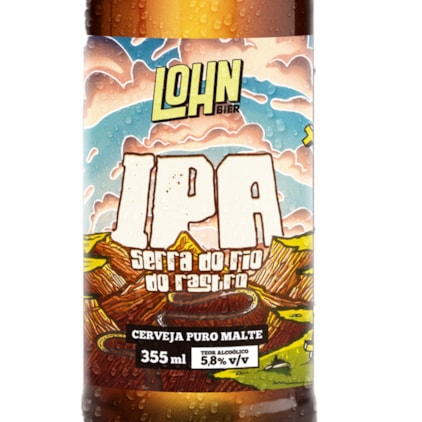 Cerveja Lohn Bier IPA Serra do Rio do Rastro Garrafa 355ml Imagem de Cerveja Lohn Bier IPA Serra do Rio do Rastro Garrafa 355ml