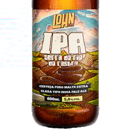 Imagem de Cerveja Lohn Bier IPA Serra do Rio do Rastro Garrafa 600ml