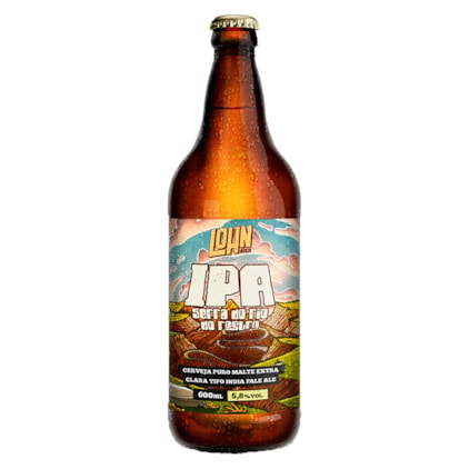 Cerveja Lohn Bier IPA Serra do Rio do Rastro Garrafa 600ml Imagem de Cerveja Lohn Bier IPA Serra do Rio do Rastro Garrafa 600ml