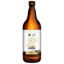 Cerveja Lohn Bier Lager Pinhão Garrafa 600ml