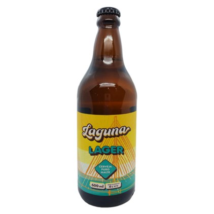 Cerveja Lohn Bier Laguna Lager Garrafa 600ml