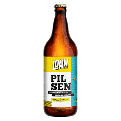 Cerveja Lohn Bier Pilsen Garrafa 600ml Imagem de Cerveja Lohn Bier Pilsen Garrafa 600ml