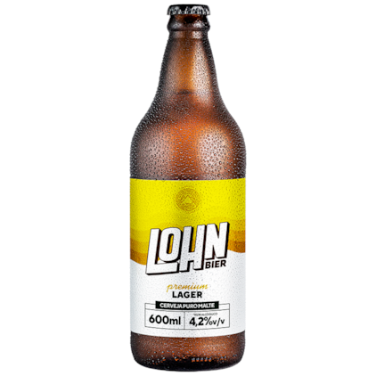 Cerveja Lohn Bier Premium Lager Garrafa 600ml Imagem de Cerveja Lohn Bier Premium Lager Garrafa 600ml