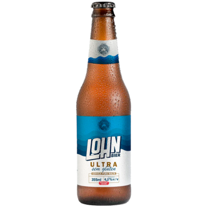 Cerveja Lohn Bier Ultra Sem Gluten Garrafa 355ml Imagem de Cerveja Lohn Bier Ultra Sem Gluten Garrafa 355ml