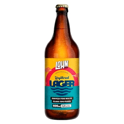 Cerveja Lohn Bier Unfiltered Lager Garrafa 600ml Imagem de Cerveja Lohn Bier Unfiltered Lager Garrafa 600ml