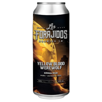 Imagem de Cerveja Los Forajidos Yellow Blood Werewolf Imperial Sour Lata 473ml