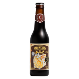 Cerveja Louvada Benedita Coffee Stout Garrafa 355ml