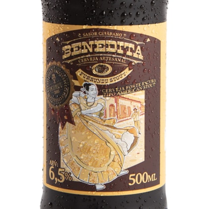 Cerveja Louvada Benedita Coffee Stout Garrafa 500ml Imagem de Cerveja Louvada Benedita Coffee Stout Garrafa 500ml