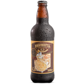 Cerveja Louvada Benedita Coffee Stout Garrafa 500ml