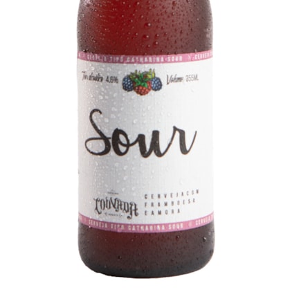 Cerveja Louvada Catharina Sour Framboesa & Amora Garrafa 355ml Imagem de Cerveja Louvada Catharina Sour Framboesa & Amora Garrafa 355ml