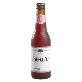 Cerveja Louvada Catharina Sour Framboesa & Amora Garrafa 355ml
